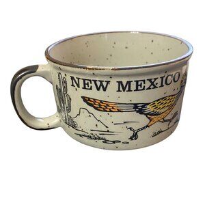 Roadrunner New Mexico Otagiri Style Japan Soup Mug Speckled Glaze